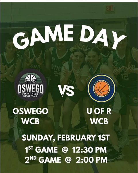 Game day graphic, Oswego vs U of R